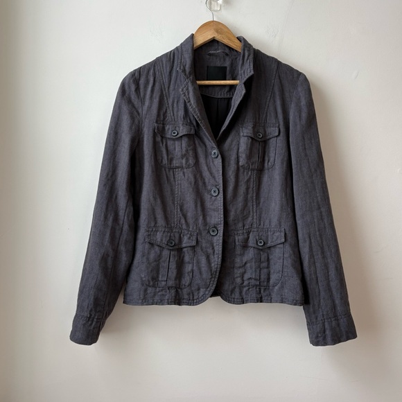 InWear Linen Blazer Utility Style - Picture 4 of 13